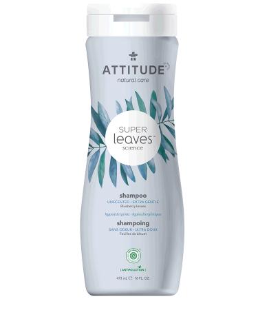 ATTITUDE Hair Shampoo  EWG Verified  Plant- and Mineral-Based Ingredients  Vegan and Cruelty-free Beauty and Personal Care Products  Unscented  16 Fl Oz Unscented  16 Fl Oz (Pack of 1) - Buy Online on GoSupps.com