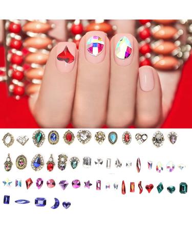 24 Grids Nail Art Rhinestones - Jewelry Style Nail Decoration Accessories for Women | DIY Craft Manicure Tips - International Shipping Available - Buy Online on GoSupps.com