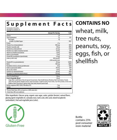 Rainbow Light Women's Multivitamin Gummies - Mixed Berry Flavor, 120 Count - Buy Online on GoSupps.com
