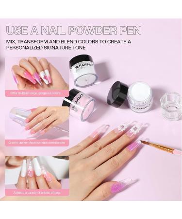 Beginner's Acrylic Nail Kit - Complete Professional Set with Acrylic Powder Glitter Drill & UV Light | Perfect Gift for Women - Buy Online on GoSupps.com