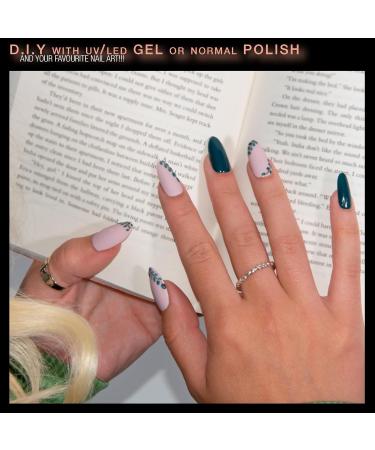 BY VIXI 600 Medium Almond Nails - Full Coverage 10 Sizes Includes Preparation File | Perfect for Professionals & Home Use - Buy Online on GoSupps.com