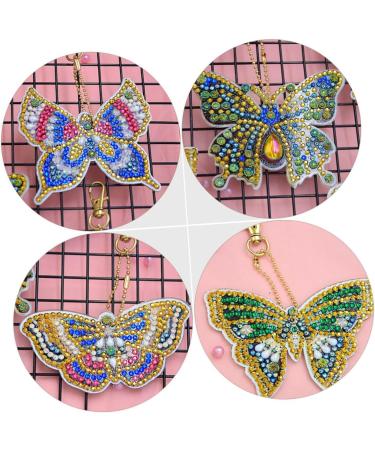 Anneome 5pcs Key Chain Keychain for Kids Handbag Hanging Decor Diy Diamonds Pendants Blush 5d Self Made - Buy Online on GoSupps.com