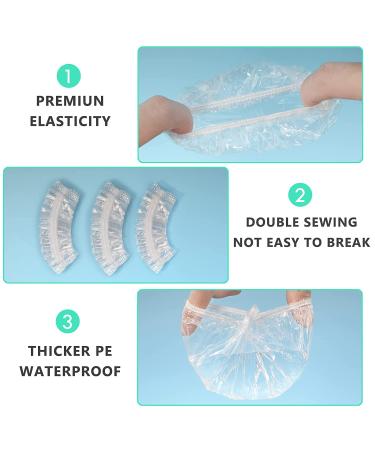 Keeygo 120 Pack Waterproof Disposable Ear Covers for Shower - Ear Protectors for Hair Dye, Hair Dryer, Bathing - 120 Count - Buy Online on GoSupps.com