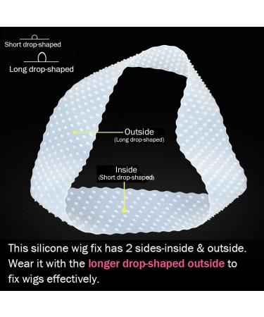 Transparent Silicone Non-Slip Wig Grip Headband for Women - Comfort Elastic Wig Fix for Sports & Yoga - Buy Online on GoSupps.com