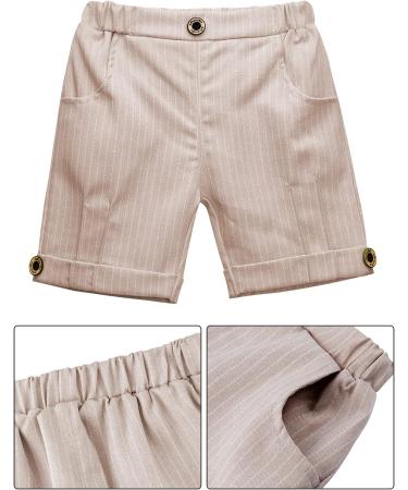 Mint Green 2-Piece Baby Boys Gentleman Suit | Short Sleeve Top with Pants | 0-5 Years | 2-3 Years Brown - Buy Online on GoSupps.com