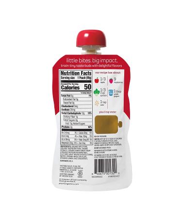 Plum Organics Stage 2 Baby Food Pouch - Apple Raspberry Spinach Greek Yogurt 12 Pack - Organic Squeeze for Babies & Toddlers - Buy Online on GoSupps.com