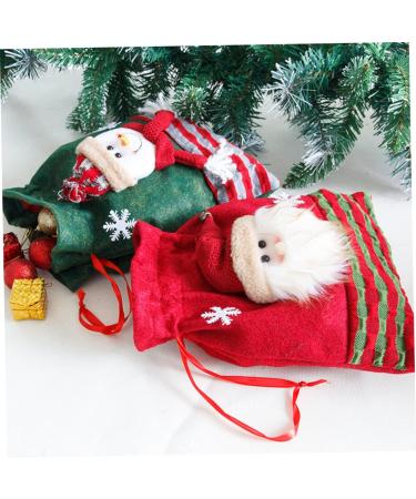 Abaodam 1 pc Present Fabric Decorative Christmas Knitted Bag Pendant Apple Retro Tree Felt Storage 1 count (Pack of 1) Green - Buy Online on GoSupps.com