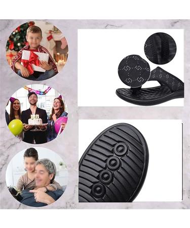 Wygwlg Men's Summer Orthopedic Bunion Sandals Breathable Open Toe Beach Footwear Perfect Dad Gifts for Birthday & Christmas Size 8 Black - Buy Online on GoSupps.com
