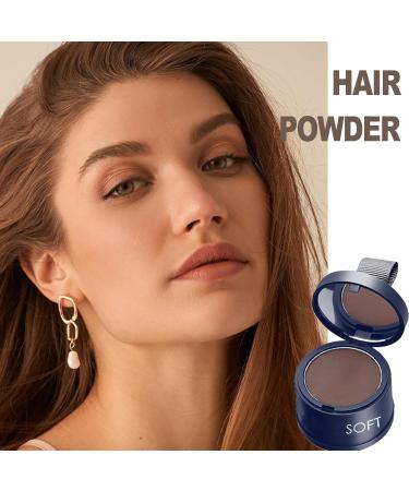 Instantly Hairline Shadow Dark Brown Hairline Powder Root Touch Up Hair Powder Quick Cover Grey Hair Root Concealer Eyebrows & Beard Line Waterproof&Sweatproof Hair Touch-Up for Women and Men - Buy Online on GoSupps.com