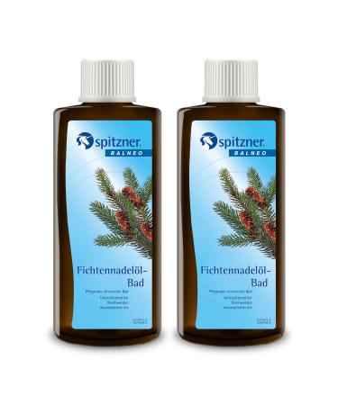 Spitzner Health bath spruce needle oil (2 x 190 ml) - Health -promoting bathing wanning kit with essential oil |In the event of complaints of rheumatic nature