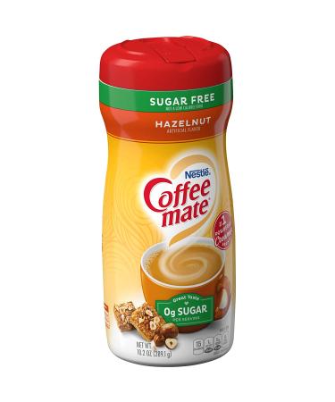 Coffee Mate Sugar Free Hazelnut Powder Creamer 10.2 oz | Rich Flavor, Zero Sugar - Buy Online on GoSupps.com