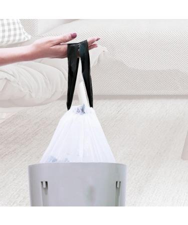 garbage bags for household portable thickened kitchen white disposable plastic bag drawstring garbage bag 45*50 1pcs White Naked - Buy Online on GoSupps.com