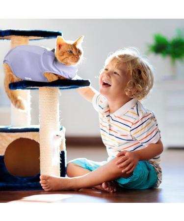 Tomtary Cat Surgical Recovery Suit Professional Cat Surgery Recovery Suit Anti Licking Cat Vest Body Suits Medical Care Cone Collar Alternatives Suit for Cats Weaning Wounds Skin Diseases(Purple M) - Buy Online on GoSupps.com