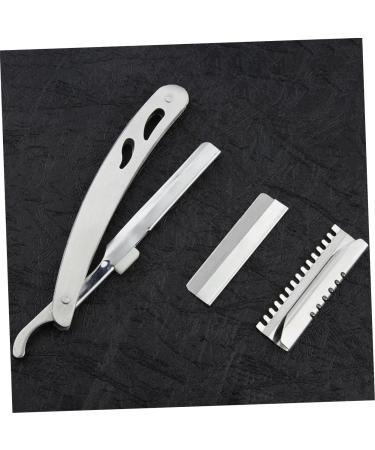 Beaupretty 3-in-1 Foldable Beard Cutting Knife & Eyebrow Shaping Tool - Shaving Razor & Hairdresser Accessories for Perfect Grooming - Buy Online on GoSupps.com