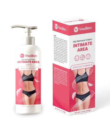 Intimate/Private Hair Removal Cream for Women, for Unwanted Hair in Underarms, Private Parts, Pubic & Bikini Area, Painless Flawless Depilatory Cream, Sensitive Formula Suitable for All Skin Types