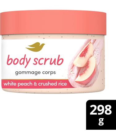Dove Body Scrub for Silky Smooth Skin White Peach & Crushed Rice Exfoliating Body Scrub that Restores Skin's Natural Nutrients 298 g Peach 298 g (Pack of 1) - Buy Online on GoSupps.com