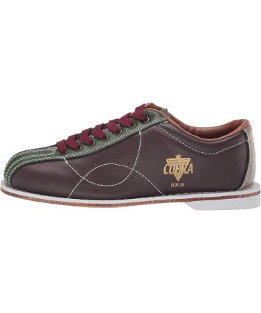 Ladies TCR3L Cobra Rental Bowling Shoes Laces Brown/Green 8 - Premium Comfort and Style - Buy Online on GoSupps.com