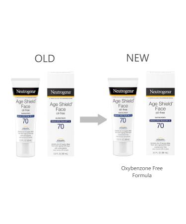 Neutrogena Age Shield Face Sunscreen Lotion SPF 70, 3 oz (Pack of 3) - Buy Online on GoSupps.com