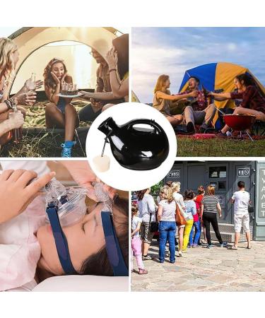 2500ml ICEMOB Pee Bottle for Men with Lid Urinals for Men Spill Proof Ceramics Urine Bottles for Men Travel Urinal for Home Camping Reusable Easy to Clean - Buy Online on GoSupps.com