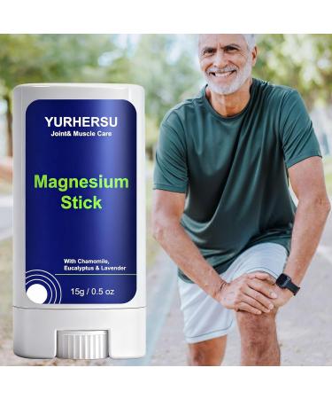 Magnesium Body Butter, Body Moisturizing Stick Nighttime Magnesium Cream, Deeply Nourishing Soft Smooth Skin Care Cream, Lightweight Magnesium Cream for Sleep, Reduce Stress, and Joint Care 15g - Buy Online on GoSupps.com