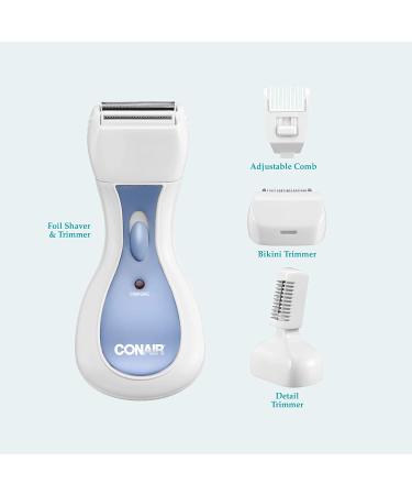 Conair Ladies All-in-One Rechargeable Personal Groomer - Cordless and Rechargeable - Buy Online on GoSupps.com