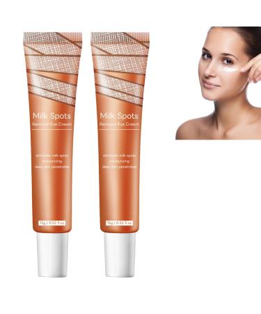 KOAHDE Speedy Milia Remover Eye Cream Milia Remover Eye Bags Cream Anti Wrinkle Eye Cream Milia Spot Treatment Eye Cream Dissolve and Reduce Milia Eye Cream Smooth Milia Eyes Cream 15G 2PC