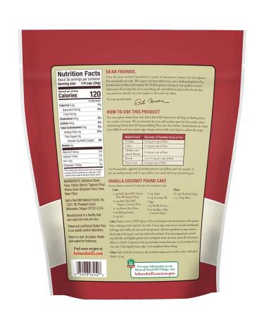 Bob's Red Mill Gluten Free All Purpose Baking Flour - 44 oz (1.24 kg) - Buy Online on GoSupps.com