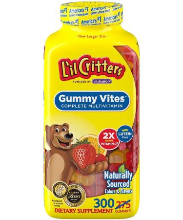 L'il Critters Gummy Vites Children's Multivitamin 275ct - Chewable Gummy Bear Supplement - Buy Online on GoSupps.com
