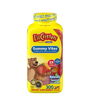 L'il Critters Gummy Vites Children's Chewable Gummy Bear Multivitamin Dietary Supplement 275 Count 275 Count (Pack of 1)