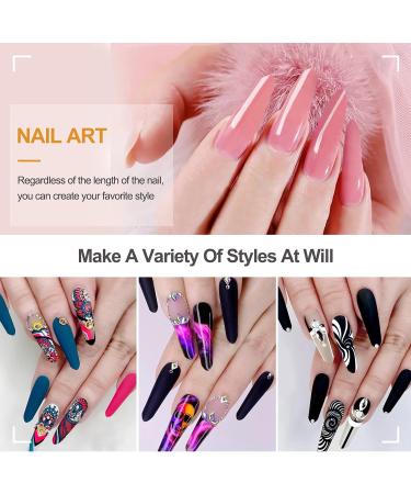 Kalolary Clear Gel Nail Mold 120Pcs | Acrylic Nail Forms 12 Sizes | Nail Tips Clips for Quick Building - Buy Online on GoSupps.com