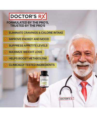 1 Rated Appetite Suppressant & Metabolism Booster | Lose Up to 40lbs in 60 Days - Extra Strength Weight Loss Pills with 8 Ingredients | 60 Servings - Buy Online on GoSupps.com