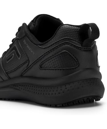 Fitville Women's Extra Broad Slip-Resistant Work Shoes - Waterproof & Lightweight Cooking Walking & Running Sneakers (39 EU Far Black) - Buy Online on GoSupps.com