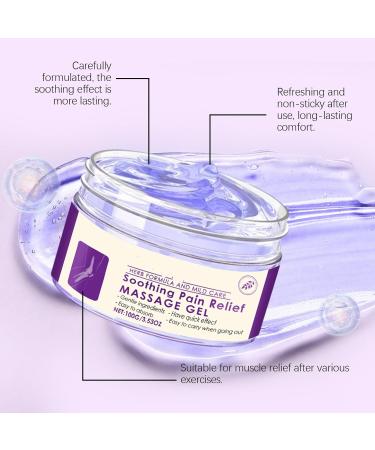 2 PCS Joint Gel Purple Gel Soothing Massage Cream Turmeric Extract Soothes for Knees Hands Lumbar Neck Feet and Shoulders Fast Hydration Non-Comedogenic Joint Activities Throughout The Body - Buy Online on GoSupps.com