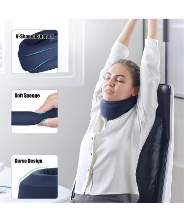 Small Ruff Man Neck Support Pillow for Pain Relief - Ideal for Car Office & Travel - Gray Cervical Spine Stretcher - Buy Online on GoSupps.com