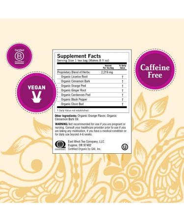 Yogi Tea Organic Licorice Egyptian Spice 17 Teabags - Buy Online on GoSupps.com