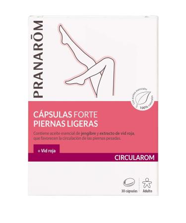 Pranar m Circularom C psulas Forte para Piernas Ligeras - Ayuda en Retenci n de Agua y Mejora Circulaci n - 30 C psulas Disponibles Internacionalmente - Buy Online on GoSupps.com