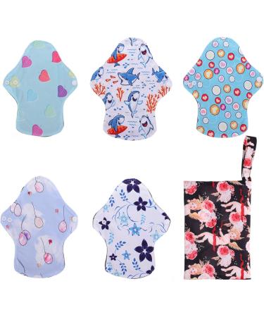 6 Pcs Reusable Bamboo Sanitary Pads | Fast Absorption & Eco-Friendly Safety for Women - Buy Online on GoSupps.com