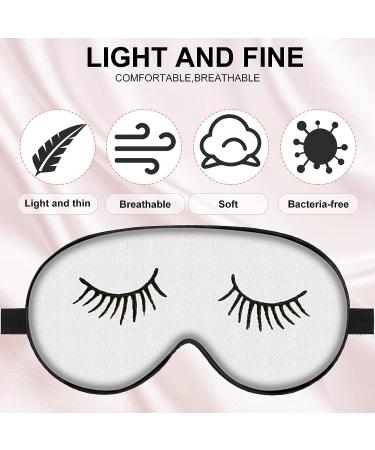 Silk Sleep Mask 8 Pack - Adjustable Strap for Women Men - Soft Blackout Blindfold for Full Night's Sleep, Travel, Meditation - Elegant Colors - Buy Online on GoSupps.com