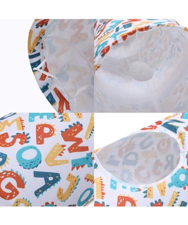 Luckitty Cat Kitten Tunnel Toy with Plush Ball - Portable Oxford Plush Material, Waterproof & Durable - Collapsible, Washable, 47.2 Inch - Geometric Pattern - Buy Online on GoSupps.com