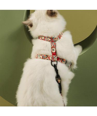 Buy Pettom Flower Pattern Cat Dishes & Adjustable Leash for Small to Medium Cats - Break-Proof & Stylish - International Shipping Available - Buy Online on GoSupps.com