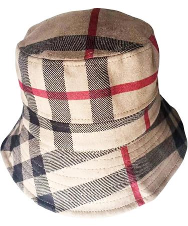 RUINUO Women's Cotton Plaid Bucket Hat - Colorful Sun Hat for Summer Travel - Buy Online on GoSupps.com