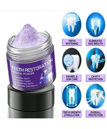 Tooth Restoration Mineral Powder Teeth Whitening Powder Dental Mineral Powder Effective for Strengthening Teeth and Gums Teeth Restoration Mineral Powder - Buy Online on GoSupps.com
