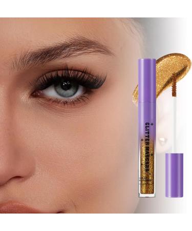 Glitter Mascara - Party Gloss Mascara | Waterproof Lengthening Curling Smudge-Proof Long-Lasting Eyelash Makeup for Women for Weddings Parties Stage Proms - Buy Online on GoSupps.com