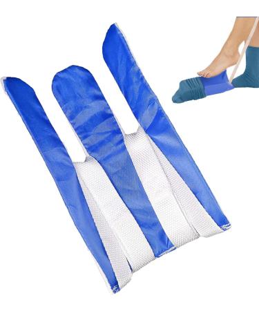Help Putting on Socks Device | Easy on Sock Aid Tool Stocking Slider Sock Helper - Comfortable Professional Sock Pulling Assist Device for Seniors Pregnant Disabled Pochy Navy Blue - Buy Online on GoSupps.com