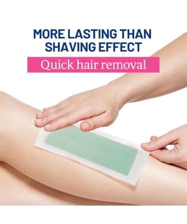 20 Gentle Wax Strips for Facial & Body Hair Removal | Safe & Effective for Dry Skin - Buy Online on GoSupps.com