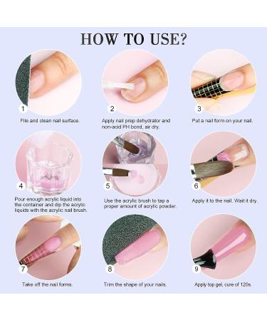 Saviland 2 oz Acrylic Liquid - Professional Acrylic Nail Supply for DIY Nail Art - Buy Online on GoSupps.com