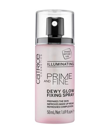 Catrice | Prime & Fine Illuminating Dewy Glow Spray | Transparent and Fast Drying Fixing Spray| Paraben Free & Vegan | Cruelty Free (Pack of 1) 1.69 Fl Oz (Pack of 1)