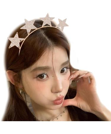 amangul Glinting Star Queen Headband Hair Hoop for Pageant Prom Bridal Wedding Bridal Wedding Hair Accessories(Silver) - Buy Online on GoSupps.com