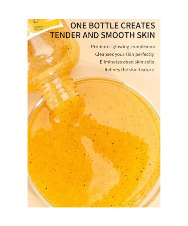 Aislor 350ml Body Scrub Wash with Exfoliating Particles | Hydrating & Moisturizing Shower Gel for Soft Smooth Skin | Long-Lasting Fragrance Yellow One Size One Size Yellow - Buy Online on GoSupps.com