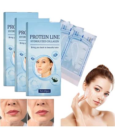 Soluble Protein Thread Absorbable Collagen Thread for Face Lift Soluble Protein Thread and Nano Gold Essence Combination Lifting Face Instantly (1 Box)